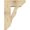 Ekena Millwork Funston Slat Rough Sawn Bracket w/ Offset Brace, Douglas Fir, 8"W x 20"D x 28"H BKT0806X20X28FST06RDF - alternate 4